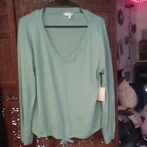 LC Lauren Conrad Sparkling Teal Knit